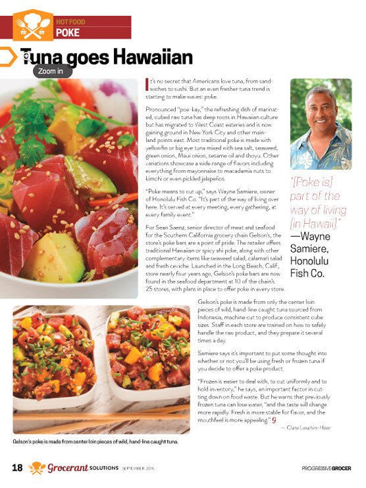Poke β A Way of Life in Hawaii - Honolulu Fish