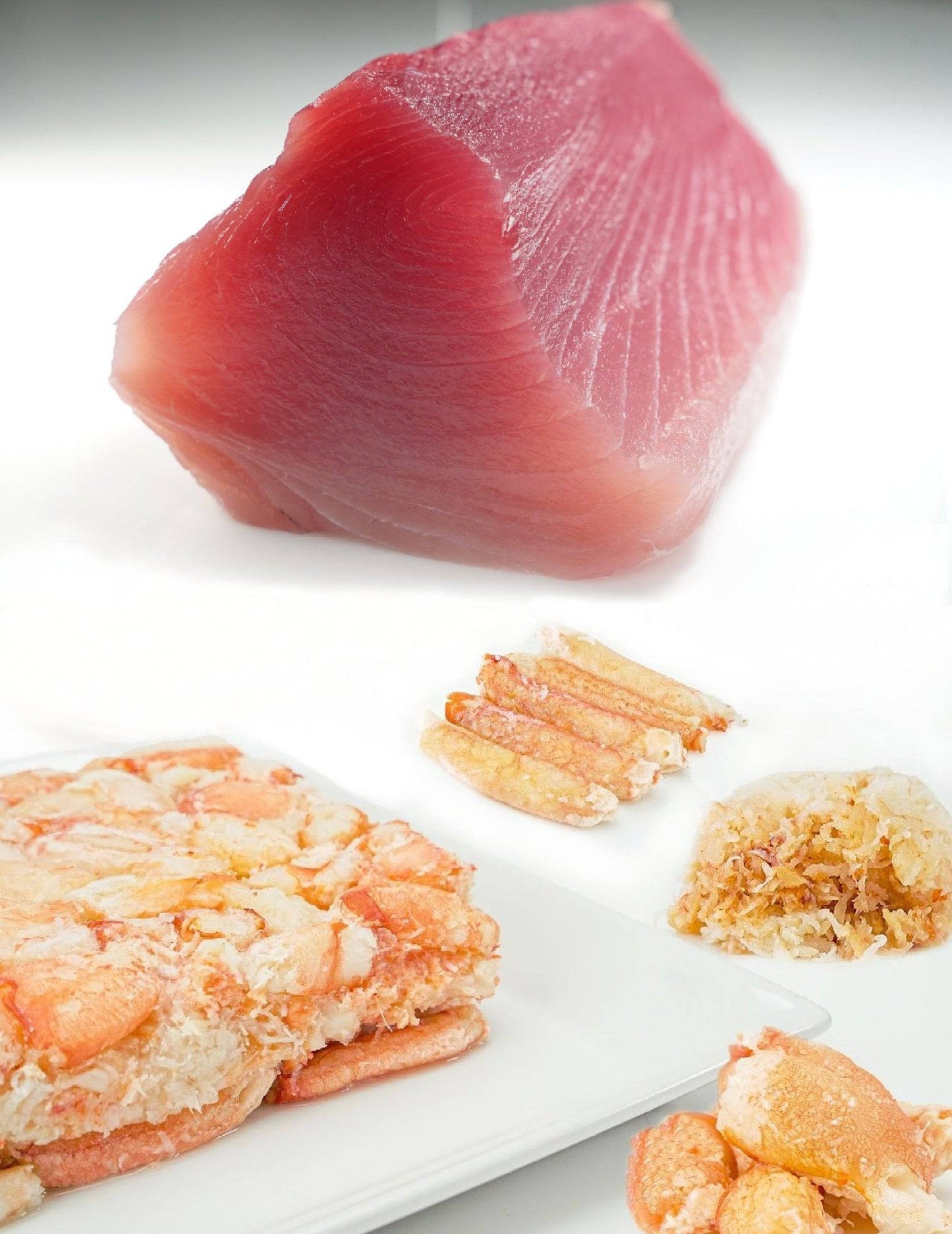 Hawaiian Albacore 3 lbs And Deep Sea Sweet Crab 1 lb - Honolulu Fish