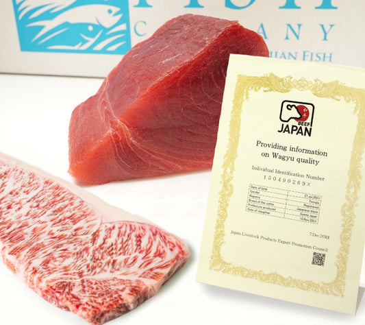 Wagyu Steak A5 From Japan, Certified And Hawaiian Ultra Ahi