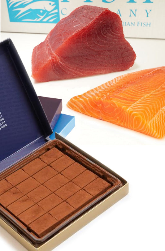 Chiisai Mini Sashimi And Japan Nama 'Raw' Chocolate Pak - Honolulu Fish