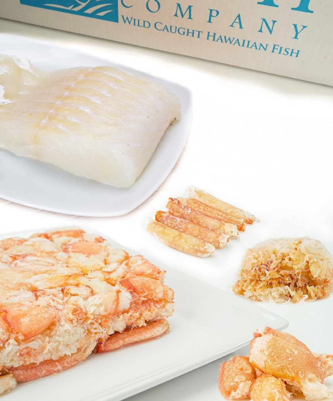 Halibut 2 lbs And Deep Sea Crab 2.5 lbs - Honolulu Fish
