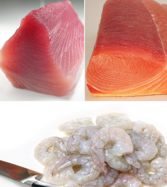 Opah Albacore And Gourmet Shrimp 4 Lbs - Honolulu Fish