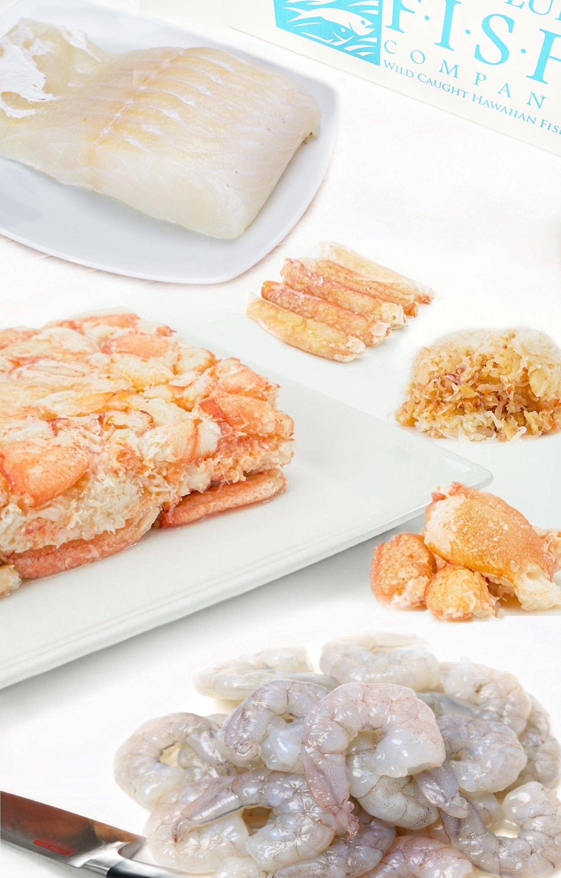 Shrimp Crab Halibut Pak 5.5 lbs - Honolulu Fish