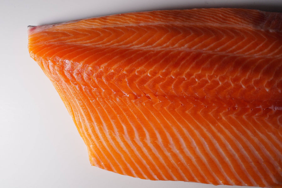 Sashimi Cut Salmon Fillet 4 lbs