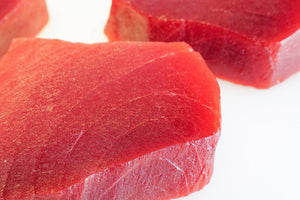 Hawaiian Ahi Bright Red Sashimi Cut - Honolulu Fish