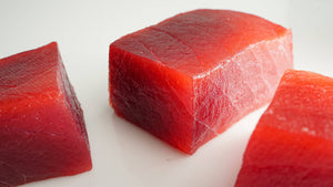 Hawaiian Ahi Bright Red Sashimi Cut - Honolulu Fish